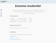 Tablet Screenshot of igrejacorpus.com.br
